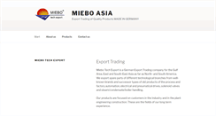 Desktop Screenshot of miebo.asia