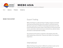 Tablet Screenshot of miebo.asia